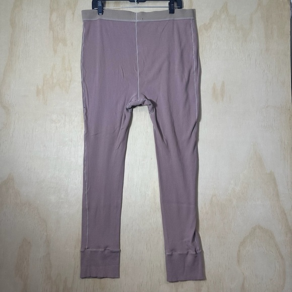 SKIMS Cotton Rib Leggings Garnet High Rise Ribbed Logo Size 4X - Picture 6 of 7